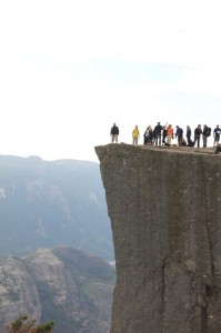 Sebastian am Preikestolen 1