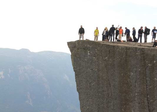 Sebastian am Preikestolen 1