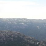 glänzende Felsen Preikestolen