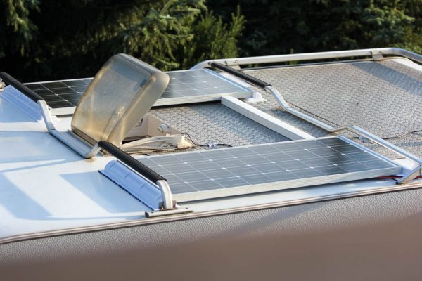 Solaranlage auf dem Wohnmobil