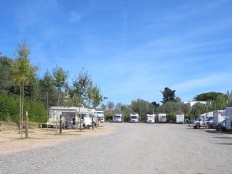 Der Stellplatz "EmpordArea" in Palamós, Spanien