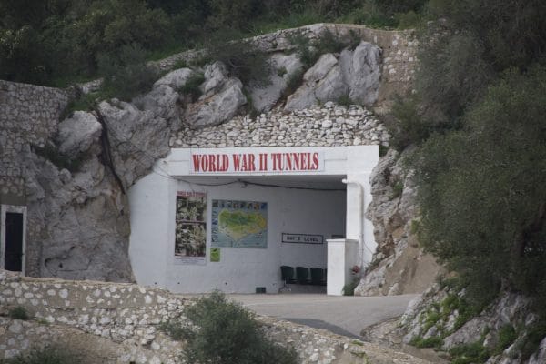 World War II Tunnel in Gibraltar