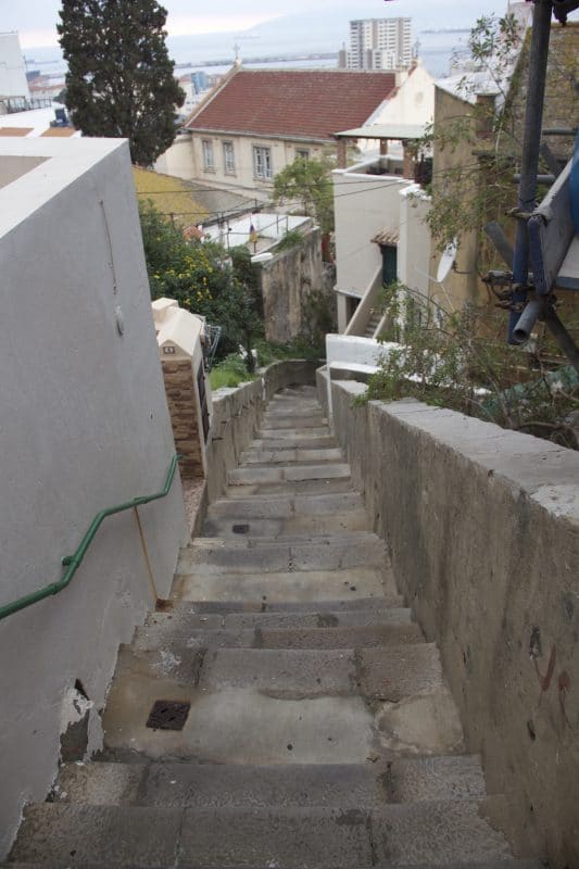 Castle Steps in Gibraltar