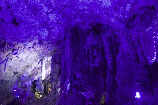 Licht- und Tonshow in St. Michaels Cave