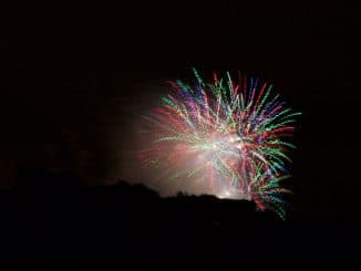 Buntes Feuerwerk