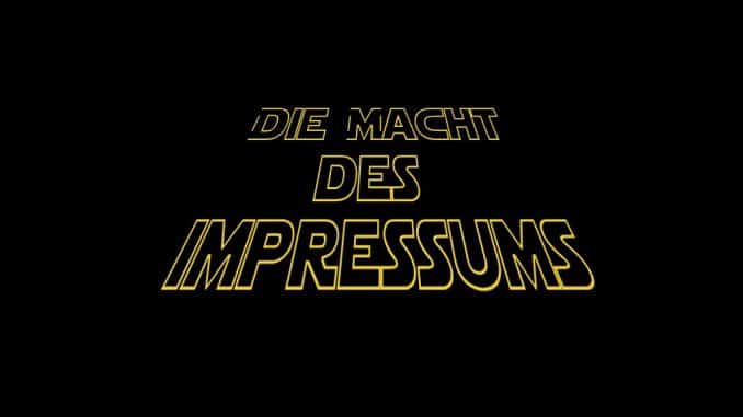 Die Macht des Impressums